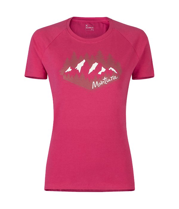 Montura dámské tričko Sight, růžová, L